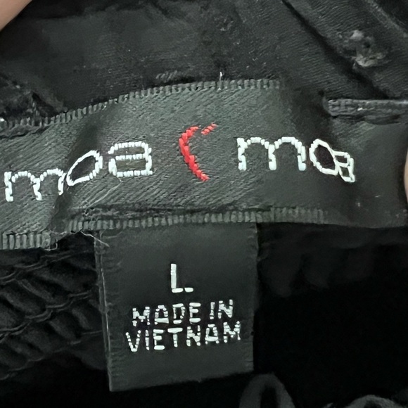 Moa Moa Sheer Smocked Blouse L - Picture 5 of 5